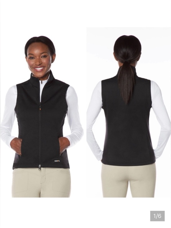 Kerrits Jackets & Blazers - Kerrits Equestrian Performance Softshell Horse Riding Black Vest Size S